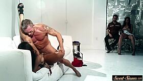 Gorgeous Ebony Teen 18+ Gets Fucked Hard After Intense Flogging Session