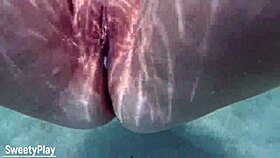 Multiple Creampie Underwater - Three Times Cum Inside