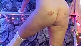 hotwife steffi april does a dirty pussy dance in lingerie