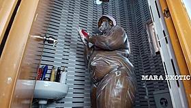 Shower time with fat onion booty milf, full video on red - mara exotic 😍