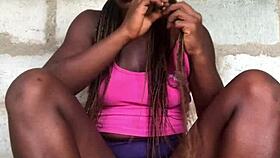 crazybitch dildo fucks shaved pussy and gaping asshole in private dirty talk session