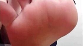 Foot Fetish Sexting Compilation with Jerk Off Instructions