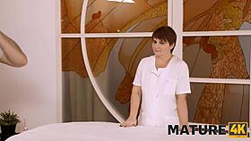 i needed relief after work, so this experienced masseuse fucked me good.