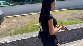 i'm petite teen with huge tits on sex shop adventure