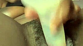 Ebony Babe's Creamy Pussy Dripping Solo!