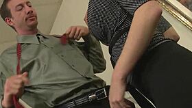 Blonde Secretary Codi Carmichael Has Big Tits