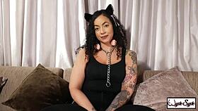 Bad Kitty Sucks Anal Plug Tail King Noire Fucks Her Hard