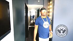 loud pounding echoes on massive bubble butts in promo heat