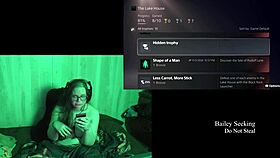 Naked at the lake house, feeling free.