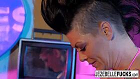 Lesbian sex scene with Jezebelle Bond and Leya