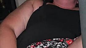 milf gushes wildly on huge dildo