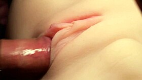 flush that lube deep in her tight shaved pussy 😏🔥