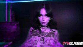 tattooed charmer aurora anarchy enjoys bdsm pleasure 😈