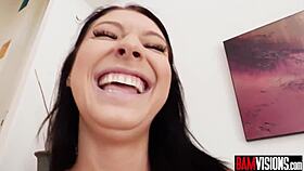 Hot Brunette Babe Raven Lane Tiny 18+ Tight Asshole Sex