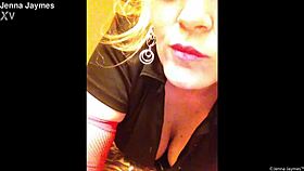 big tits milf jenna jaymes plays suggestively to the camera solo