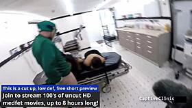 strangers angel santana and aria nicole nurses moan in pov hospital backstage