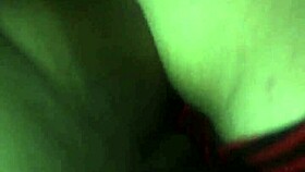 The bbw rides reverse cowgirl on a big black cock