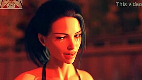 Stepmother gives hot massage fuck 😏