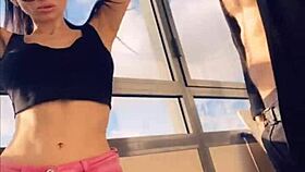 Pornstar Sasha Rose Performs Seductive Striptease Dance