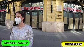 Horny Czech Brunette Taylee Woods Threesome In Budapest