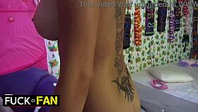 Tory Lane's fan Dequan depraves her in homemade fun