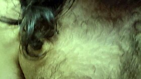 hairy stud flashing his body in public spots