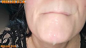 Millie Fox gulps 37 huge cum loads