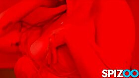 Redhead audrey reid hangs out with her eager friend casually