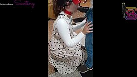 married brunette always hunts big black cock from hot lover cuckold style