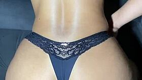 Teasing the tight little ass of this hot newbie