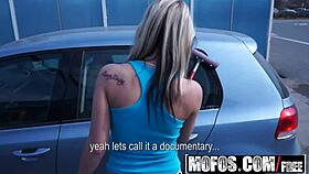 tracy anderson's public pickup turns into wild outdoor fun