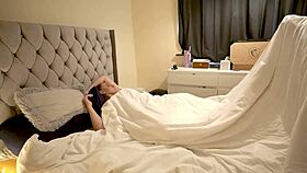 curvy babe caught with cum dripping on her tight panties