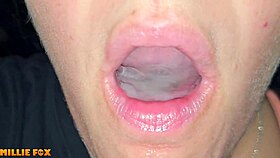 Millie Fox gulps 37 huge cum loads