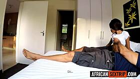 skinny ebony milf take this hung tourist cock bent over deep