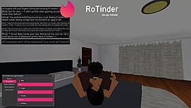 Roblox babe roleplays slut fucked hard by massive black cock monster pounding
