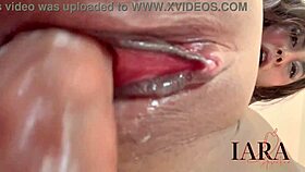 greedy big pussy overflowing with thick creamy cum load