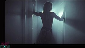 cute blue-eyed spanish babe angie lynx strips heels dancing 🔥💃