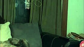 Hey, black couple's blindfolded crotchless toy frenzy starts now