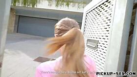 silvia dellai's shaved pussy traded for hardcore cash