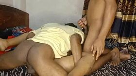 desi house owner joins hardcore threesome with big black cock