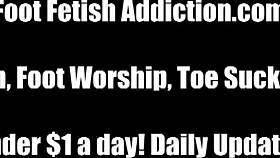 YOU'RE A TOTAL FOOT FETISH FREAK, AREN'T YOU?!