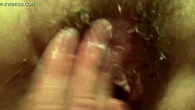 Domáca ryšavá creampie chlpatá pička masturbuje orgazmus