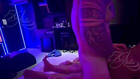 Taking the cuck's wife to the motel, we stuff her pussy with two cocks and film it all