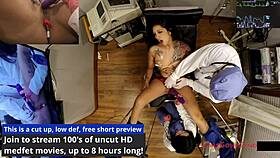 stefania mafra screams in orgasm during hospital latex nurse vibrator play
