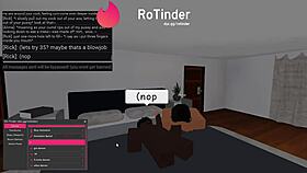 Roblox babe roleplays slut fucked hard by massive black cock monster pounding