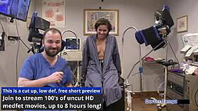 rebel wyatt strips backstage for dr tampa university exam