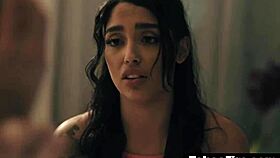 young cute big tits teen wakes up to hardcore pussy licking and fucking by friend