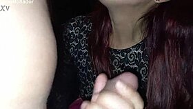 craving this homemade bedroom blowjob from sexy latina redhead?