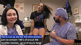 stefania mafra screams in orgasm during hospital latex nurse vibrator play