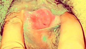 my beautiful shaved indian virgin pussy looks so wet close up